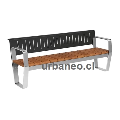 Banca modelo Ecos inox-x